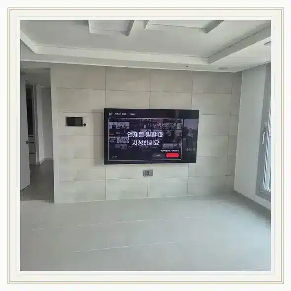 벽걸이TV 설치 참고 이미지 14-4 두 번째 사진
