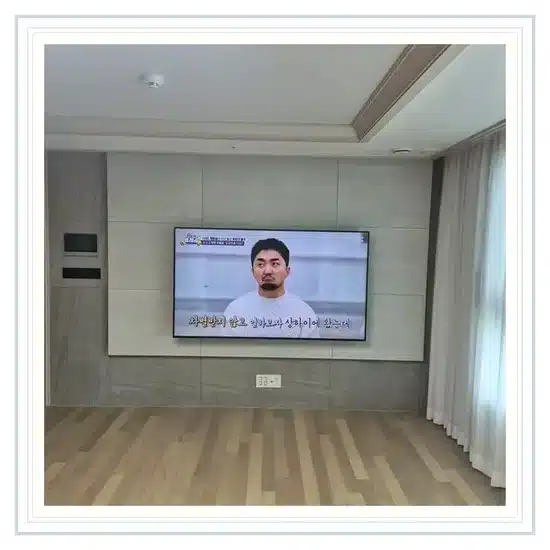 원주봉화산벨라시티 벽걸이TV 설치 상담 참고 이미지 첫 번째
