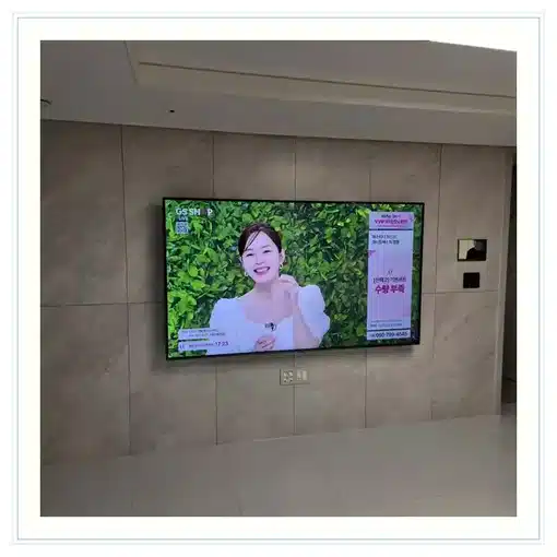 벽걸이TV 설치 참고 이미지 14-16 두 번째 사진
