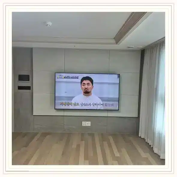 원주칸타빌더포레스트 벽걸이TV 설치 상담 참고 이미지 첫 번째