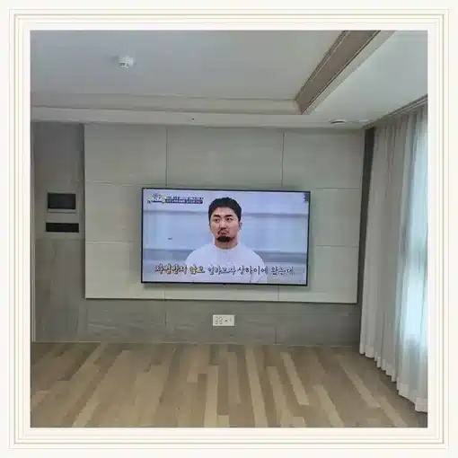 벽걸이TV 설치 참고 이미지 14-40 두 번째 사진