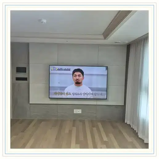 벽걸이TV 설치 참고 이미지 14-51 두 번째 사진