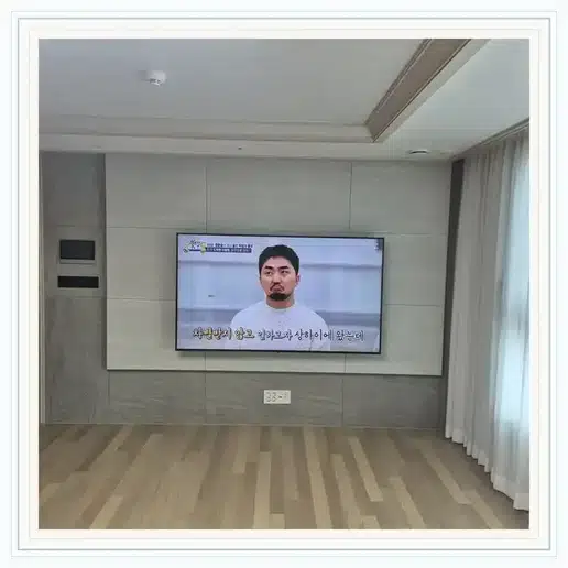 벽걸이TV 설치 참고 이미지 14-76 두 번째 사진