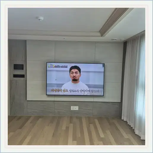 벽걸이TV 설치 참고 이미지 14-86 두 번째 사진
